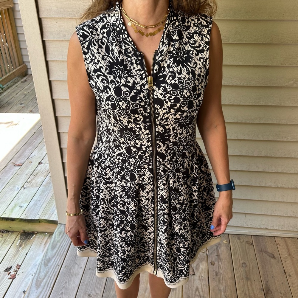 Black & white dress